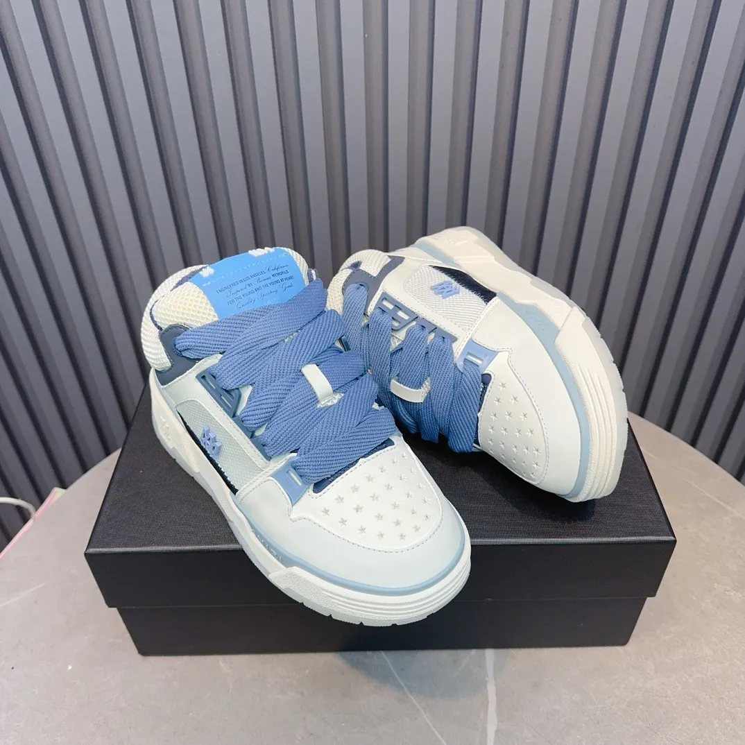 Men's shoes 💰660💰 AMIRI AMIRI trendy brand hot sale 🔥 Available all year round, couples 💑 Official website synchronization Imported fabrics 1⃣️ vs 1⃣️ replica, original factory special original sole, 35-45 (45. non-refundable)